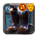 Fantasia de Armário: Botas do Gladiador de Cristal
